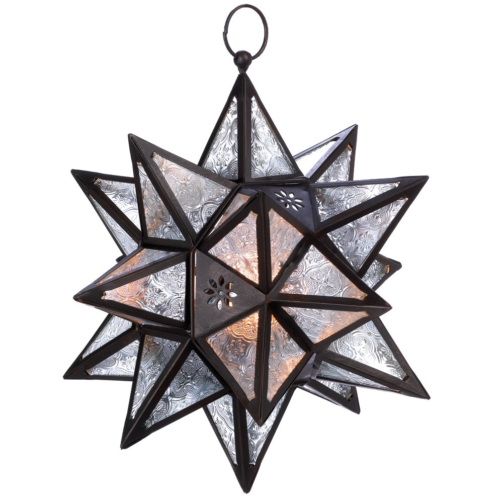 MOROCCAN HANGING STAR LANTERN