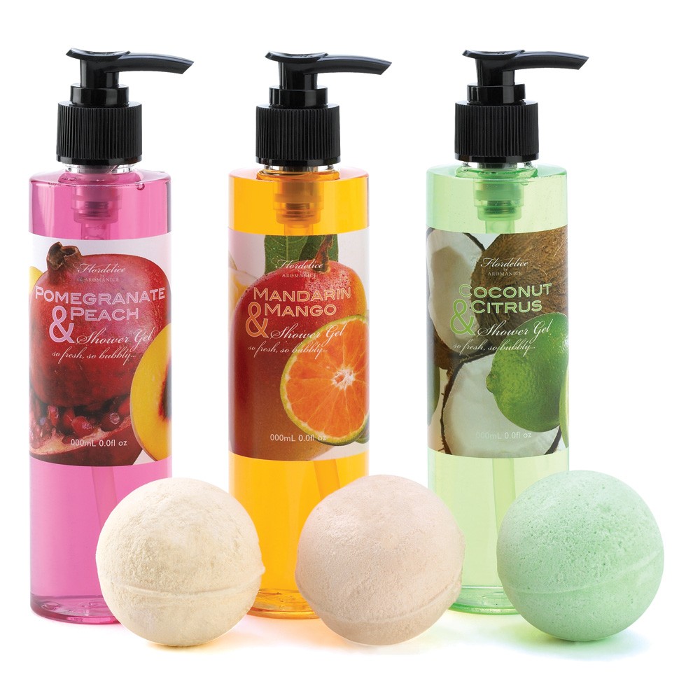 TROPICAL FRUITS SHOWER GEL SET